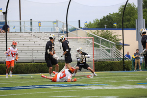 Towson star goalie Matt Hoy won the starting job in mid-April on the very same field, in Delaware Stadium, that he dominated Syracuse on a month later.