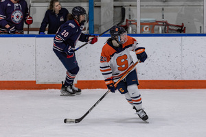 Syracuse defenseman Rachel Teslak was named to the All-CHA first team after recording 22 points in 30 games.
